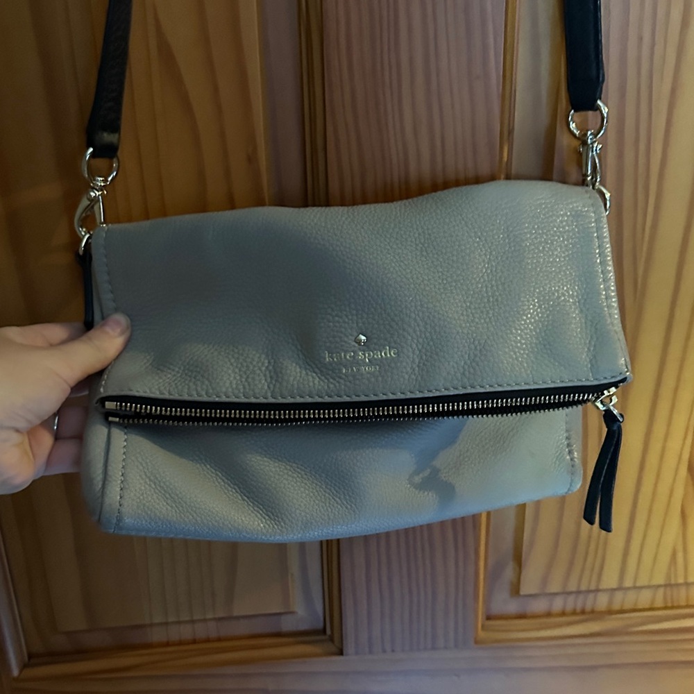 Kate Spade Light Gray Crossbody Bag